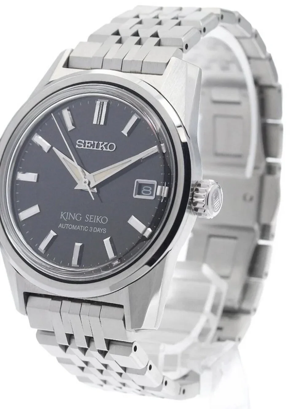 SEIKO King Seiko SDKS021/6R55-00B0 Date black Dial Automatic Men's Watch_960140